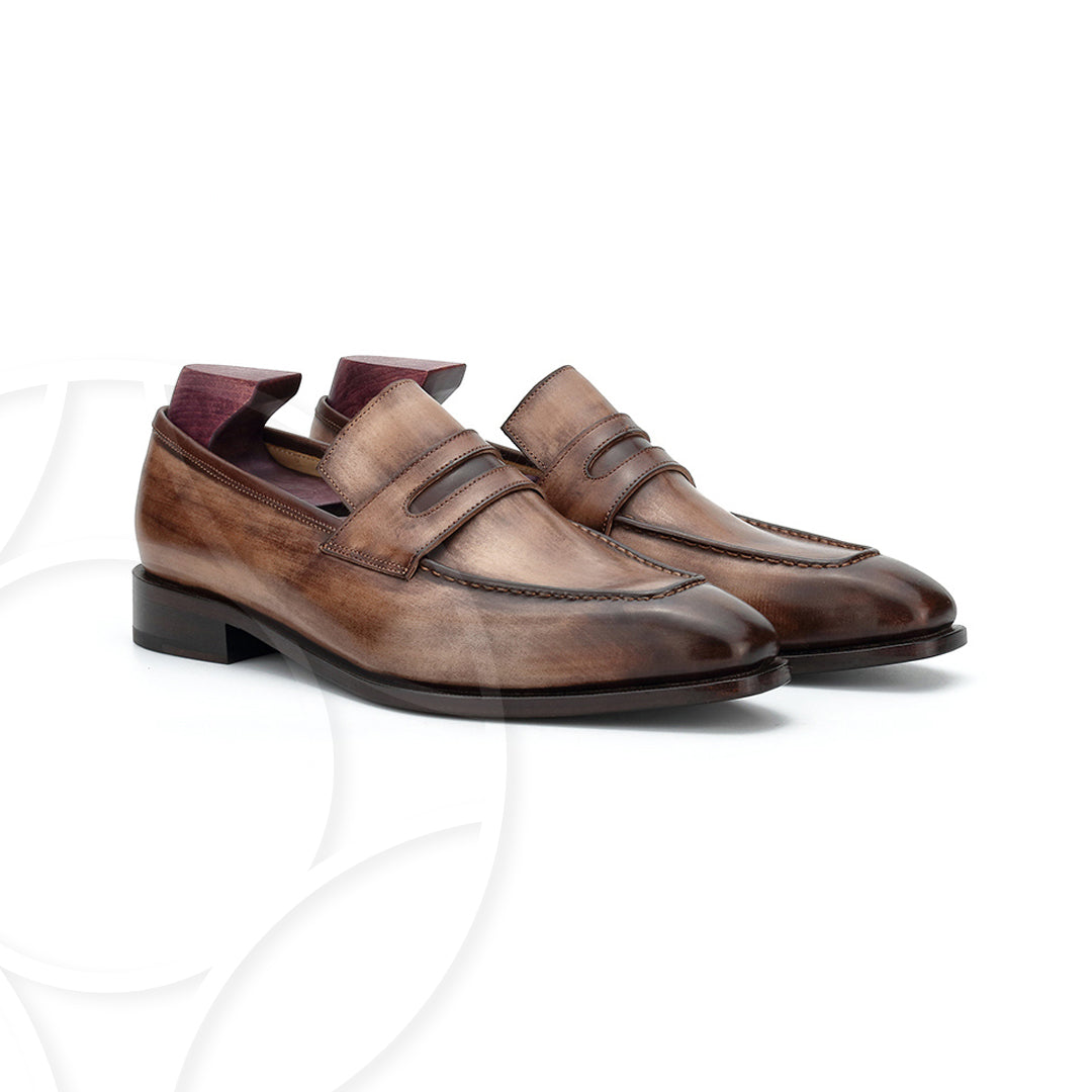 LARS Premium Loafer Crafted In Hand Patina Leather